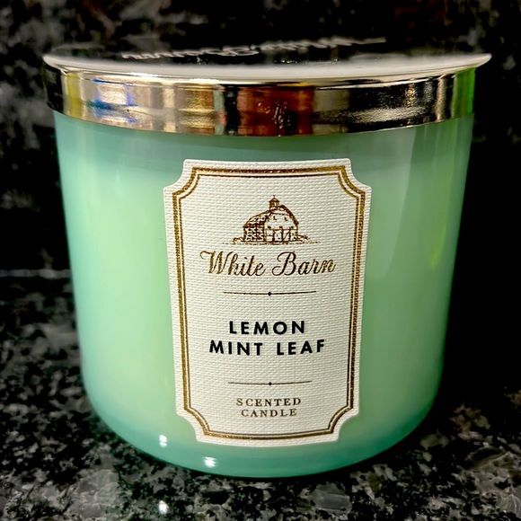 Bath & Body Works Other Lemon Mint Leaf 3wick Bath And Body Works